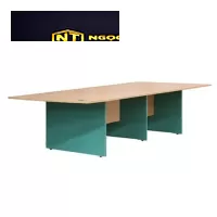 Bàn họp gỗ Melamine, mặt bàn hình chữ nhật SVH2412CN